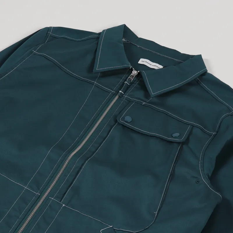 Pop Trading Company Big Pocket Shirt Dark Teal-3