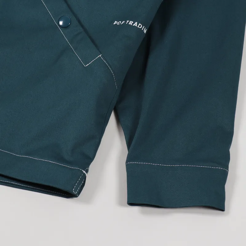 Pop Trading Company Big Pocket Shirt Dark Teal-6