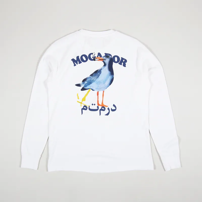 Reception Mogador Long Sleeve T Shirt White
