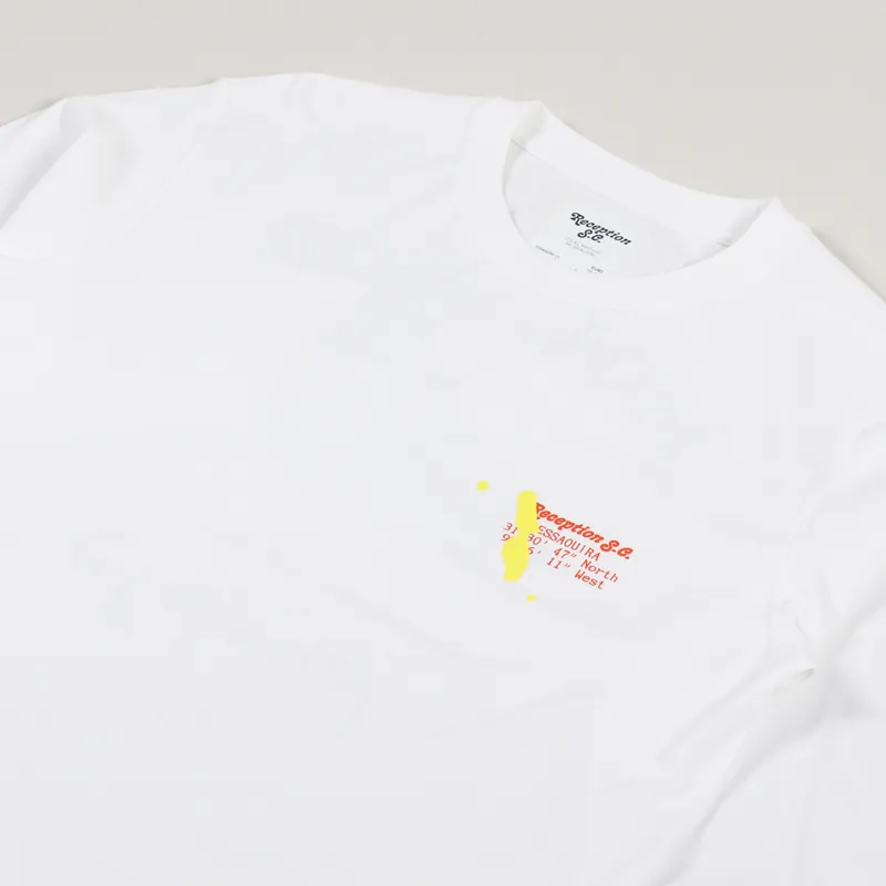 Reception Mogador Long Sleeve T Shirt White-3