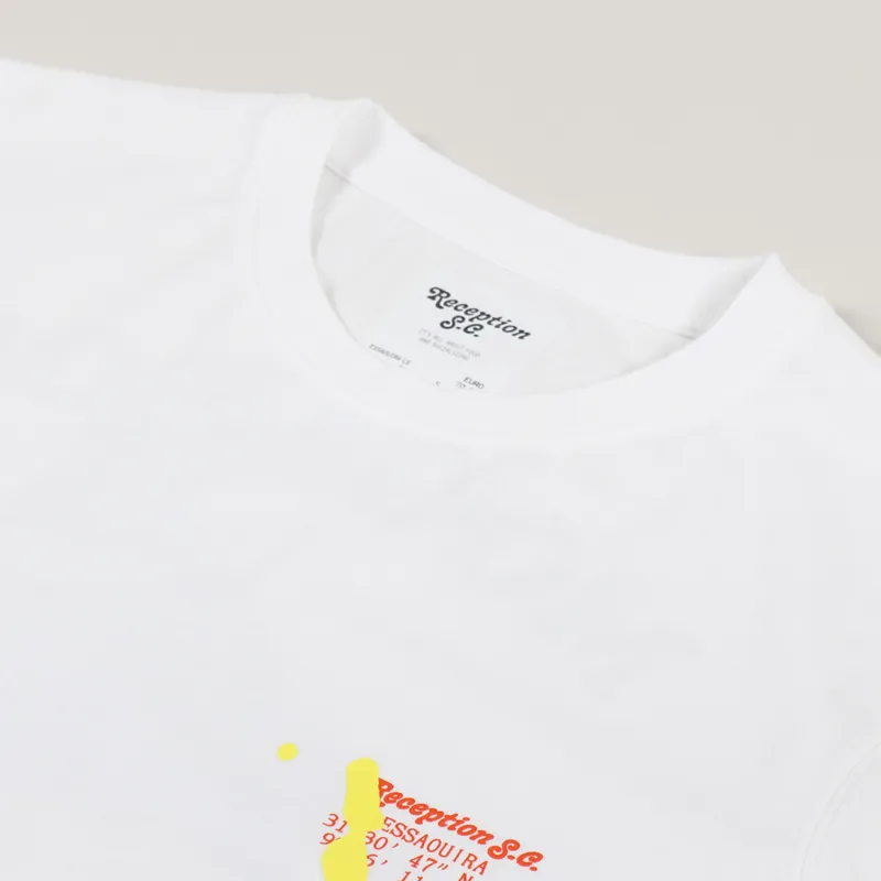 Reception Mogador Long Sleeve T Shirt White-7