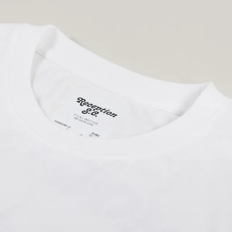 Reception Mogador Long Sleeve T Shirt White-5