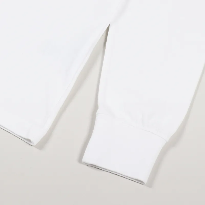 Reception Mogador Long Sleeve T Shirt White-4