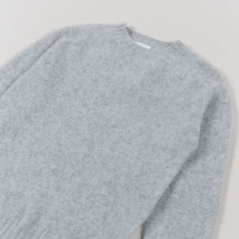 Norse Projects Birnir Brushed Lambswool Sweater Glacier Grey-2