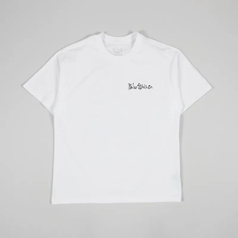 Polar Skate Co. Bistro T Shirt White-1
