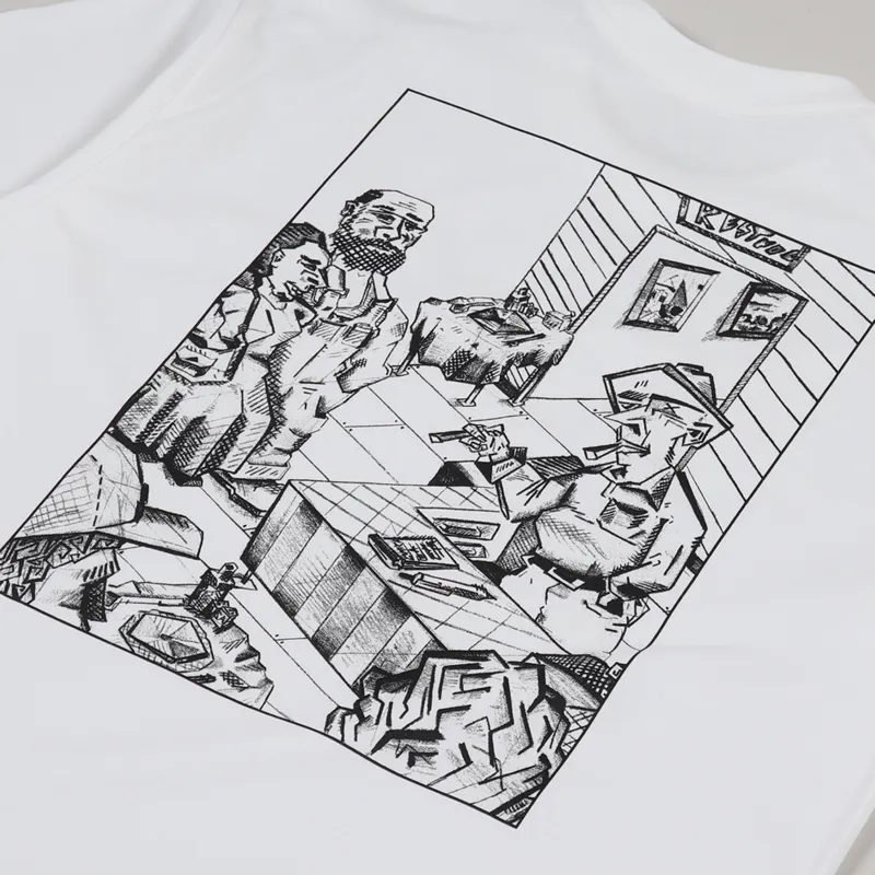 Polar Skate Co. Bistro T Shirt White-3