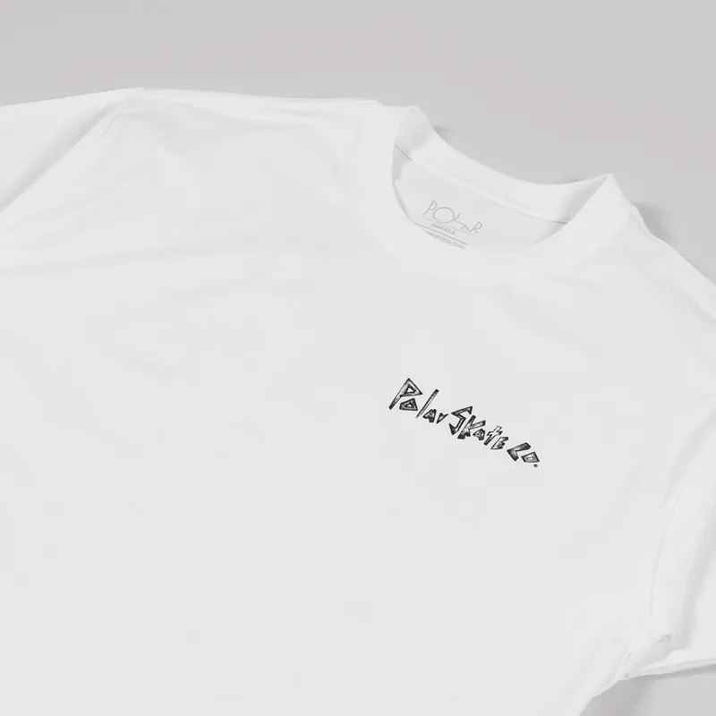 Polar Skate Co. Bistro T Shirt White-2
