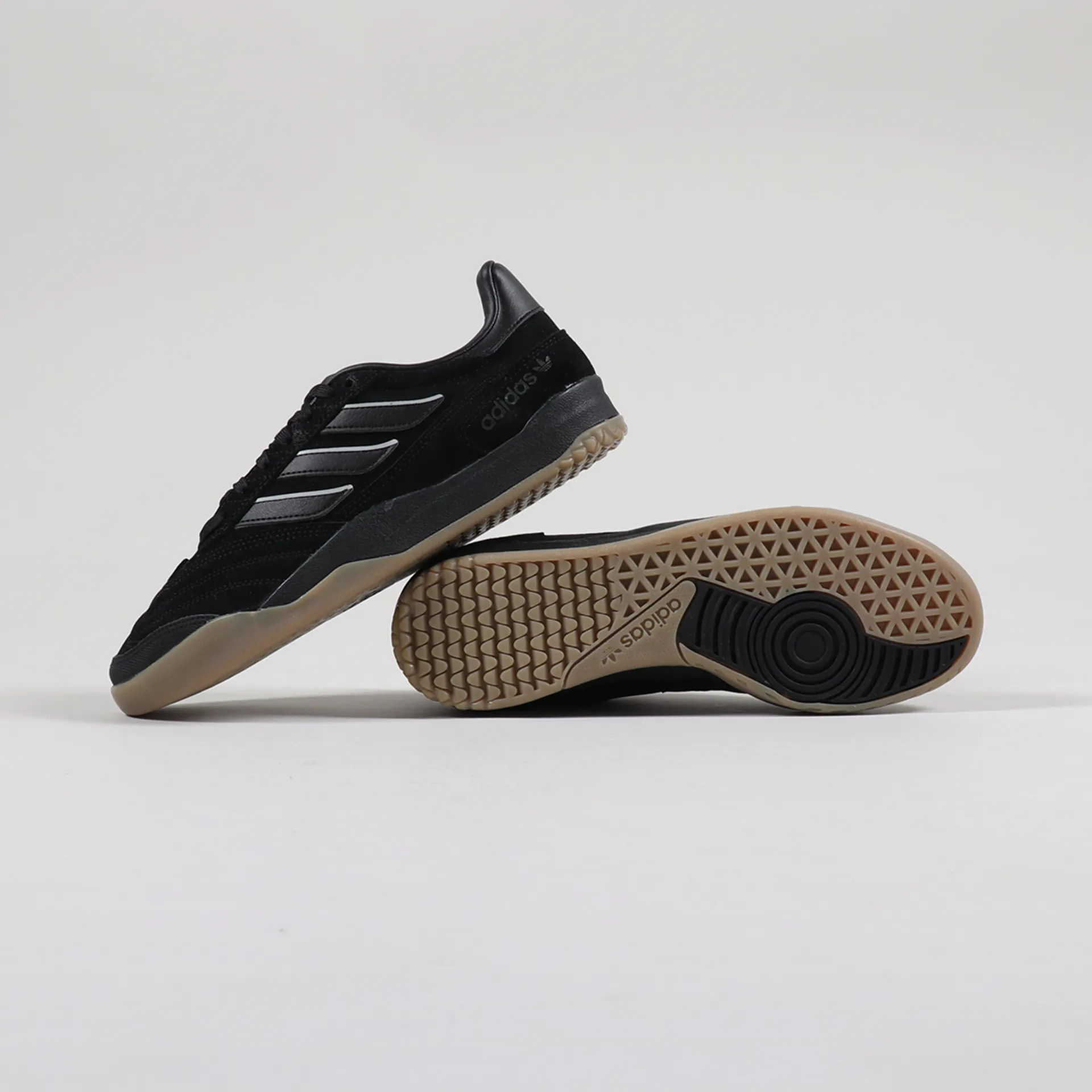 adidas gazelle silver green womens Adidas Skateboarding Copa Nationale Black Silver Metallic Gum Schuh –  Freedom Skateshop main image 1