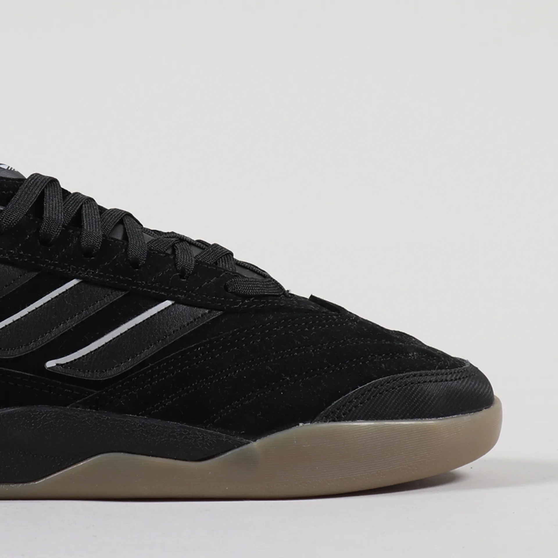 Adidas Skateboarding Mens Copa Nationale Shoes Black Silver Gum