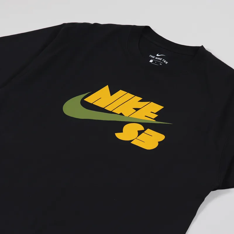 Nike SB Seasonal Logo T Shirt Black-1