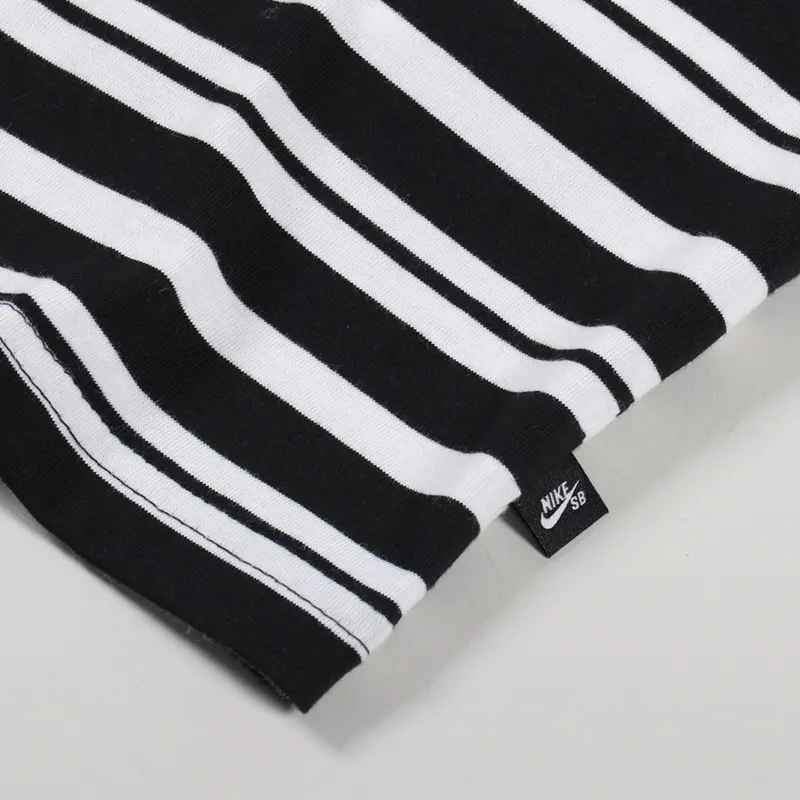 Nike SB AOP Stripe T Shirt Black-3