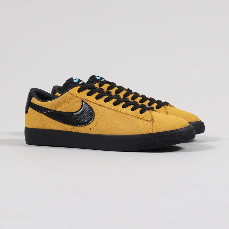 Feudo Ejecutar Profecía Nike SB Inverted Pack Blazer Low GT Shoes University Gold Black