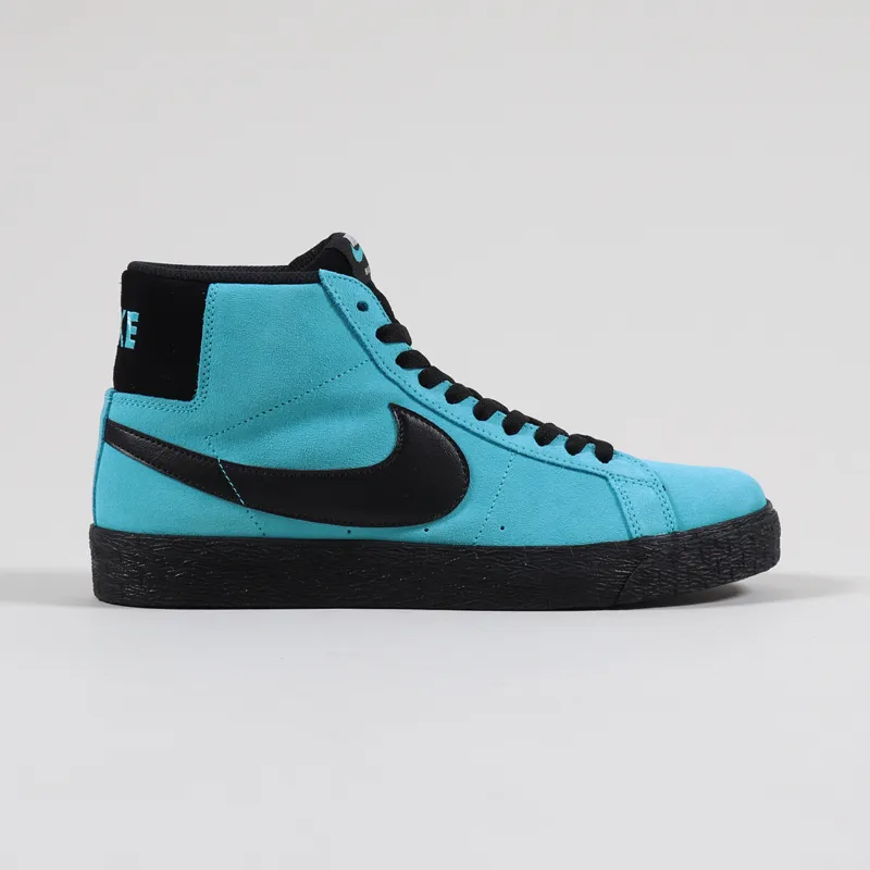 Nike SB Blazer Mid Shoes Baltic Blue Black-5