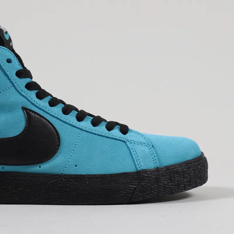 Nike SB Blazer Mid Shoes Baltic Blue Black-7