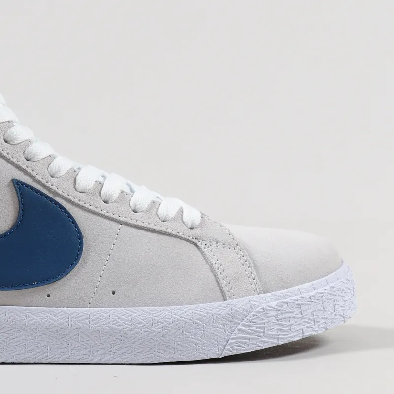 Nike SB Blazer Mid Shoes White Court Blue-6