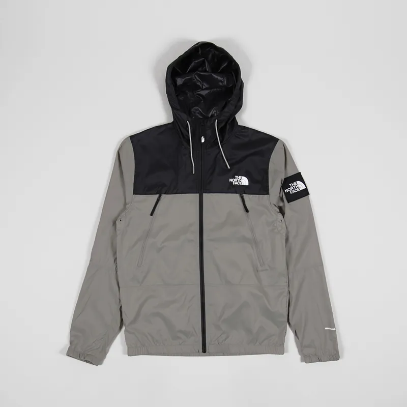 The North Face Mens Black Box 1990 Wind Jacket Mineral Grey
