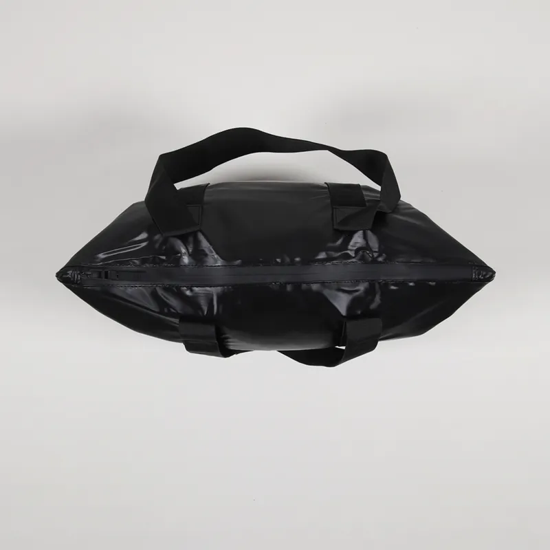 Rains Tote Bag Rush Shiny Black-1