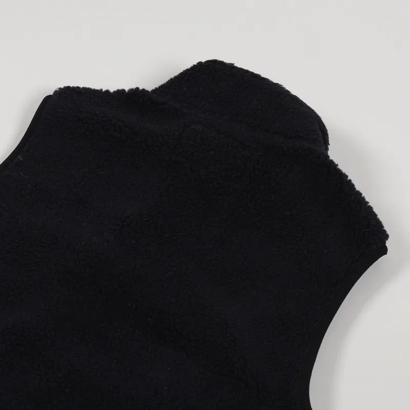 Stussy Block Sherpa Vest Black-6