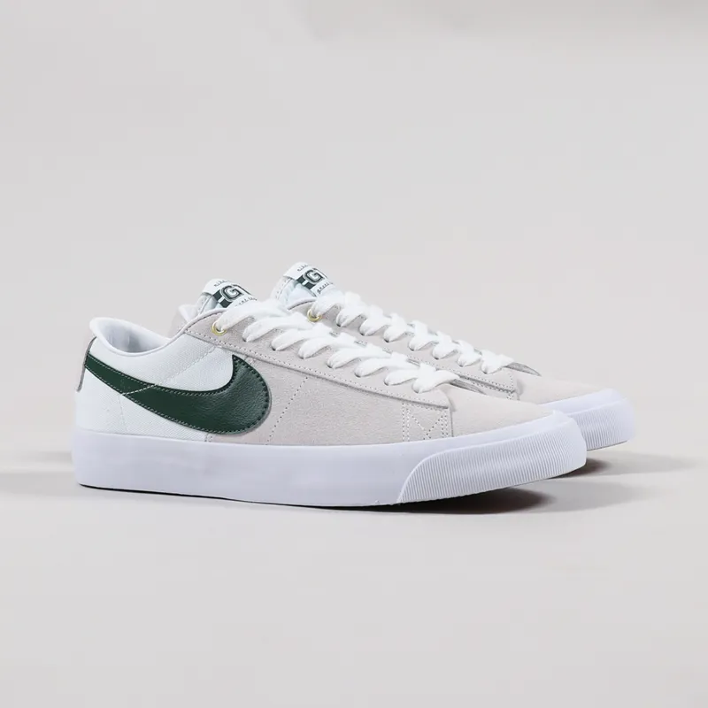 Nike SB Blazer Low Pro GT Shoes White Fir