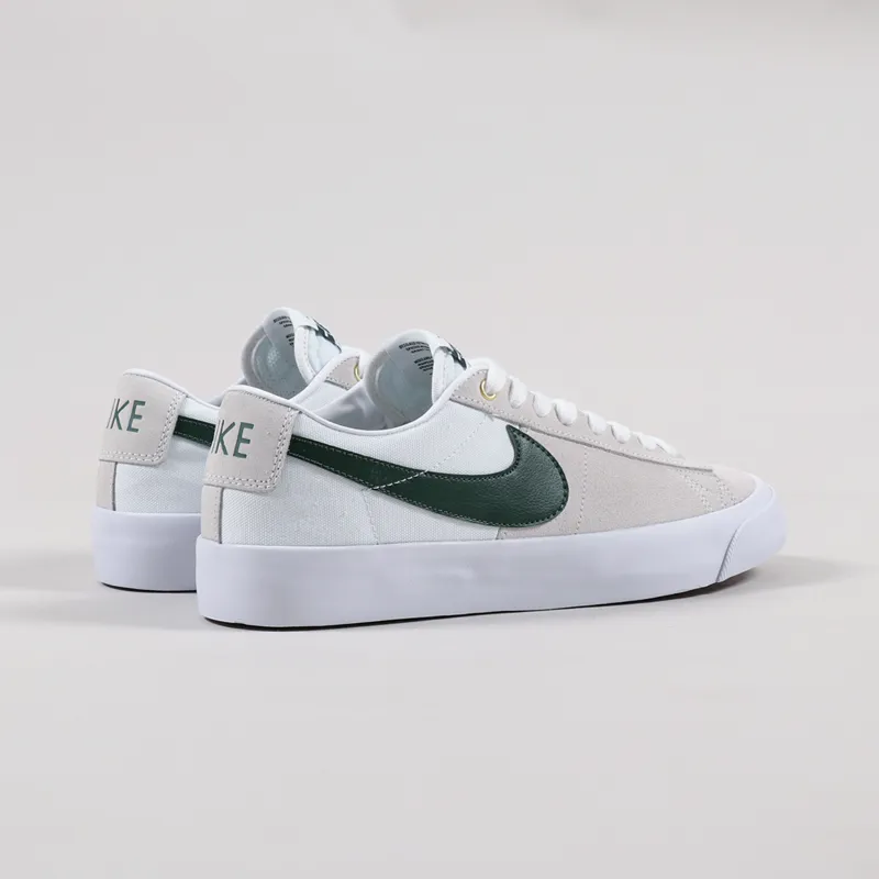 Nike SB Blazer Low Pro GT Shoes White Fir-2