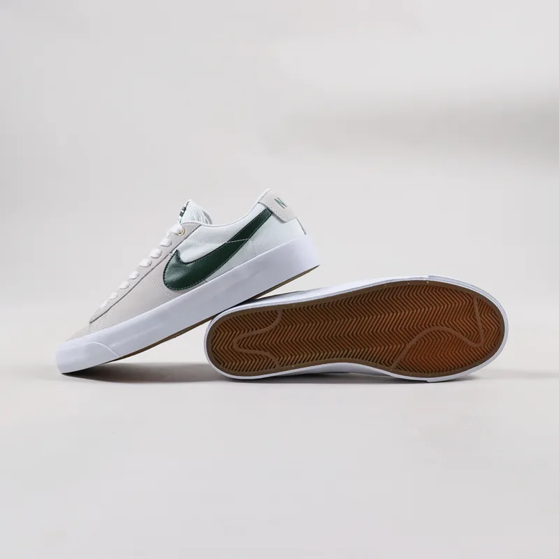 Nike SB Blazer Low Pro GT Shoes White Fir-1