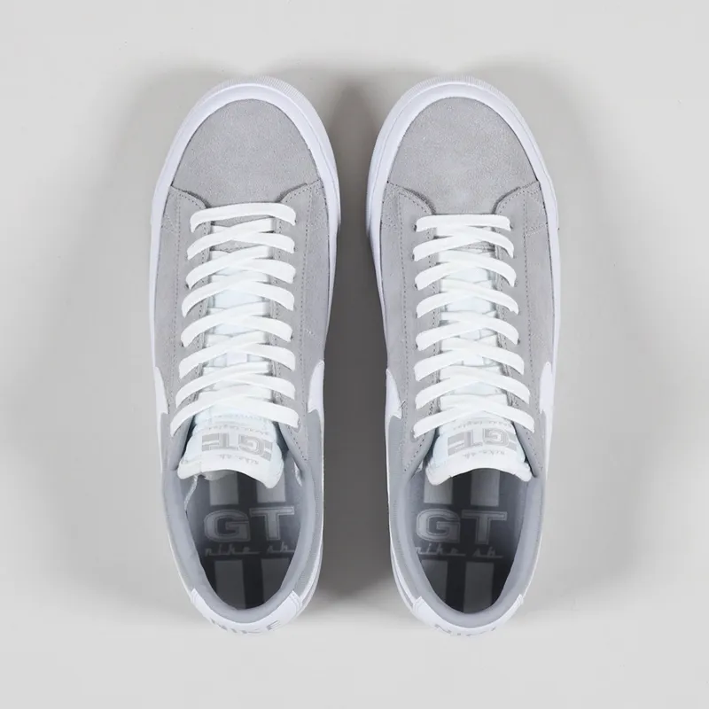 Nike SB Blazer Low Pro GT Shoes Wolf Grey White-3