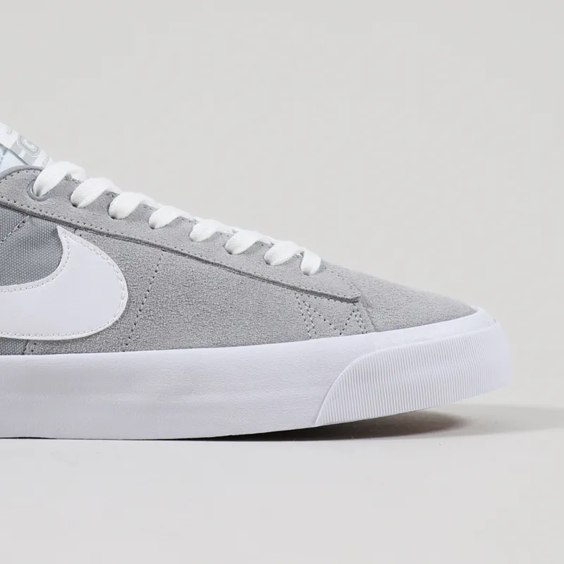 Nike SB Blazer Low Pro GT Shoes Wolf Grey White-6