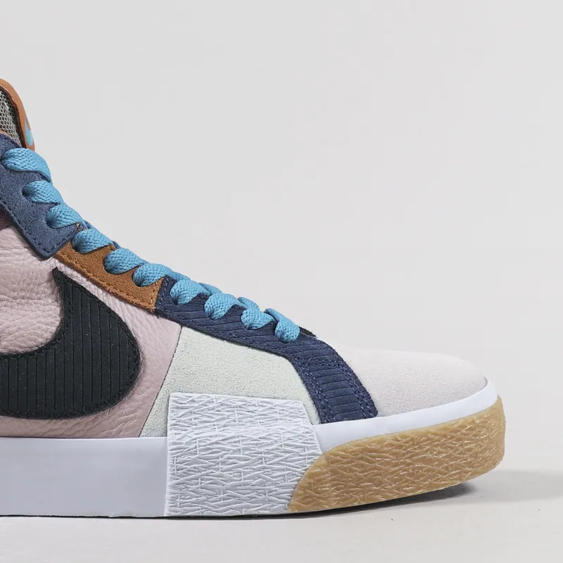 Nike SB Zoom Blazer Mid Premium Shoes Dark Wine Black Pink Oxford-6