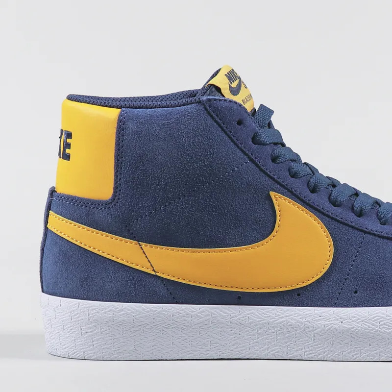 nike blazer mid university gold