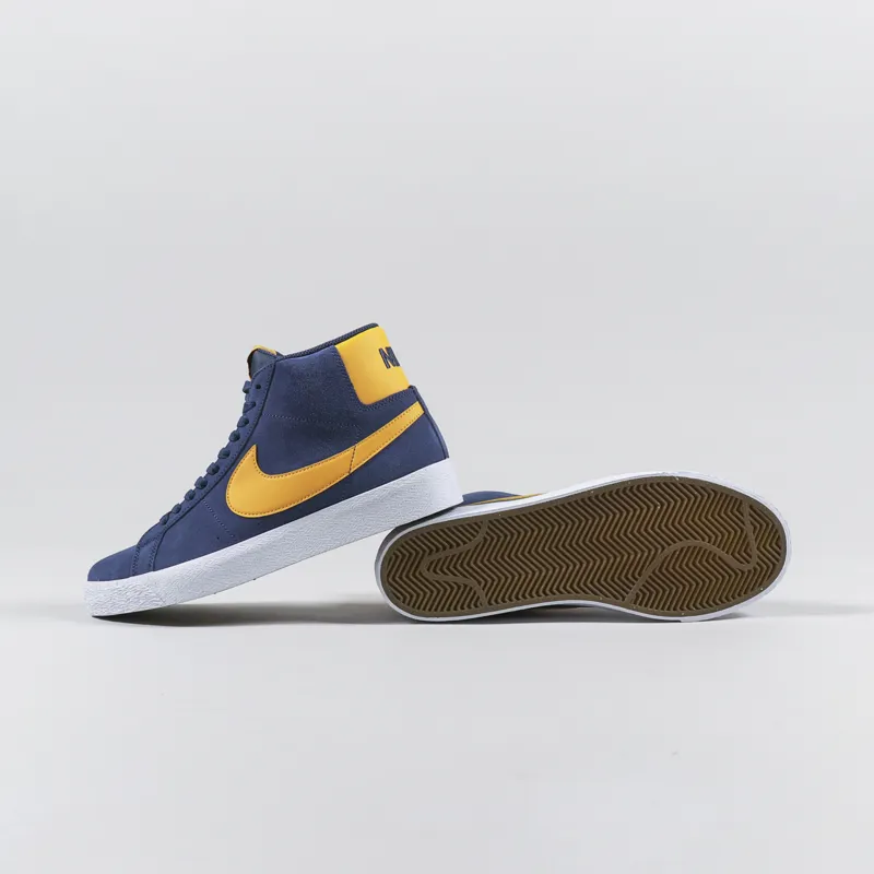 nike blazer mid mens navy