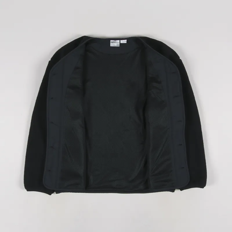 Gramicci Boa Fleece Cardigan Black-1