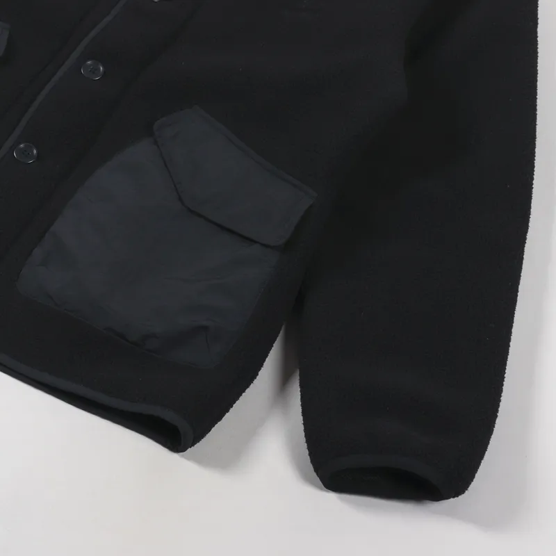 Gramicci Boa Fleece Cardigan Black-6