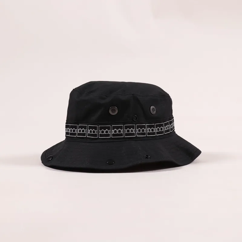 The Trilogy Tapes Boonie Hat Black-4