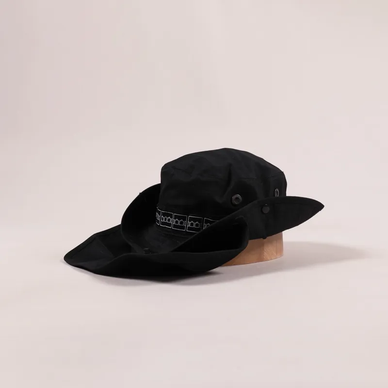 The Trilogy Tapes Boonie Hat Black-5