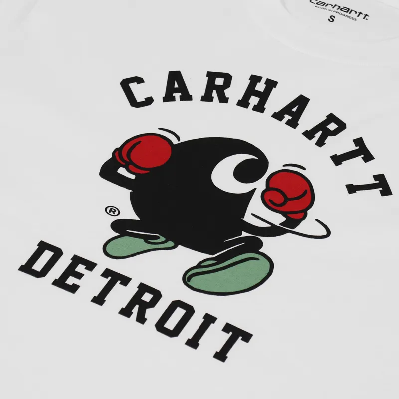 Carhartt WIP Boxing C T Shirt White-1