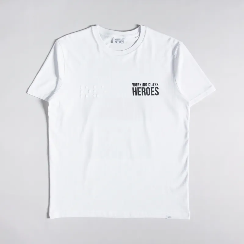 Working Class Heroes Blind Truth T Shirt White-1