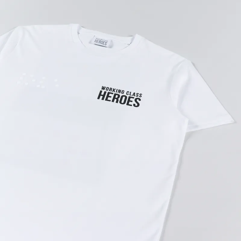 Working Class Heroes Blind Truth T Shirt White-4