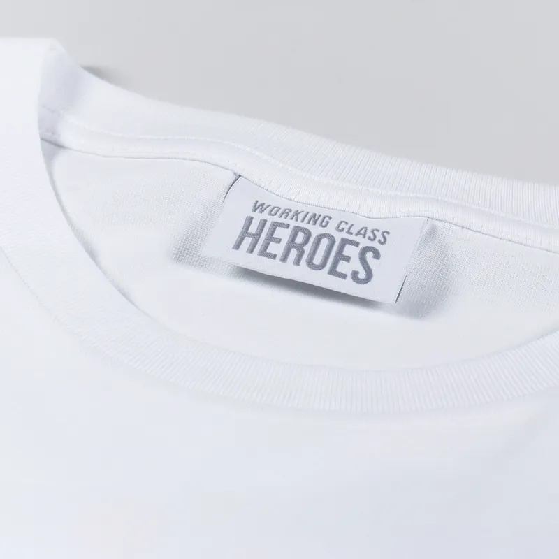 Working Class Heroes Blind Truth T Shirt White-8