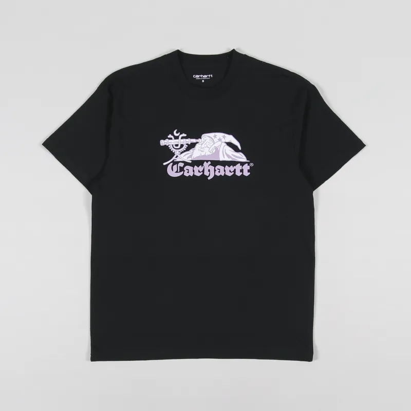ちゃやさま専用✦BRIEFING✦3D LOGO CREW NECK✦ Carhartt WIP Mens Short Sleeve Bright Future T Shirt Black