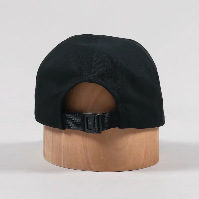 Fred Perry Branded Twill Cap Black-3