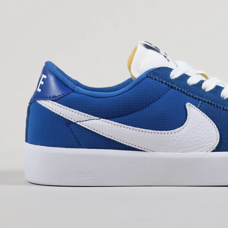Nike SB Bruin React Shoes Team Royal White-4