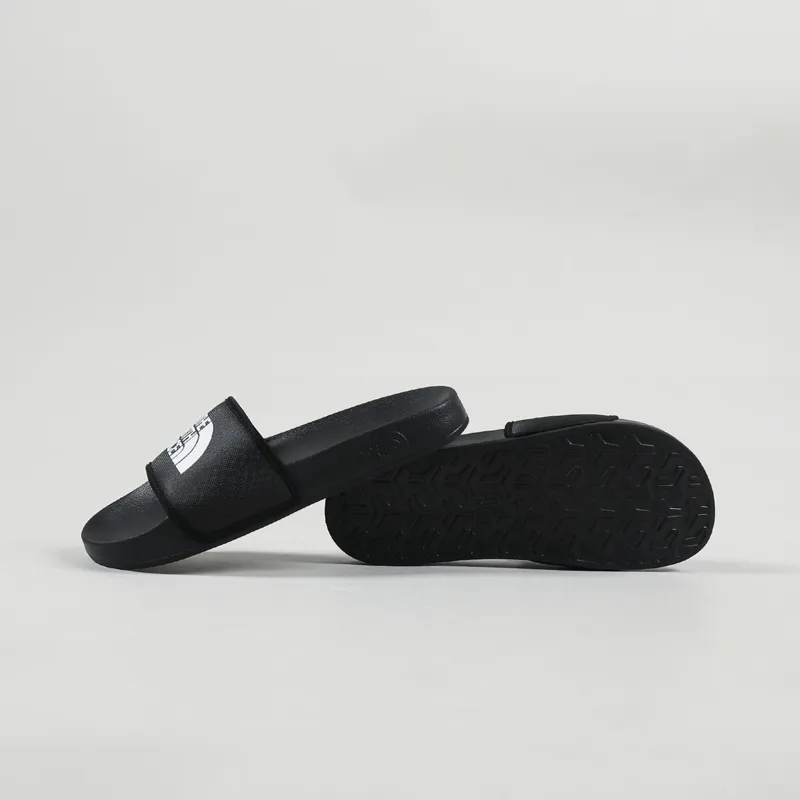 The North Face Base Camp Slide III Black White-1