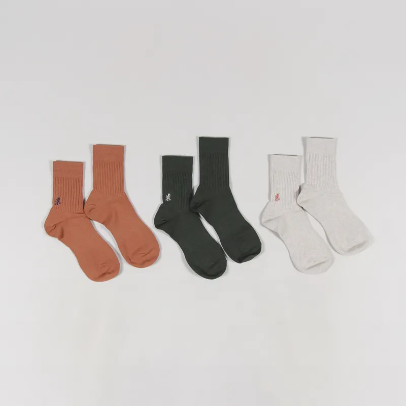 Gramicci Basic Crew Socks Multi