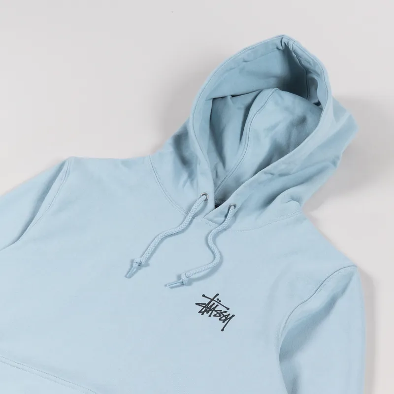 Stussy Basic Hoodie Steel-3