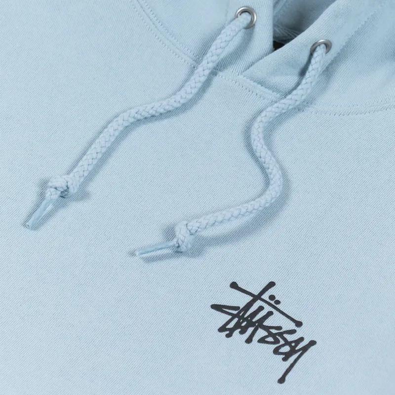 Stussy Basic Hoodie Steel-6