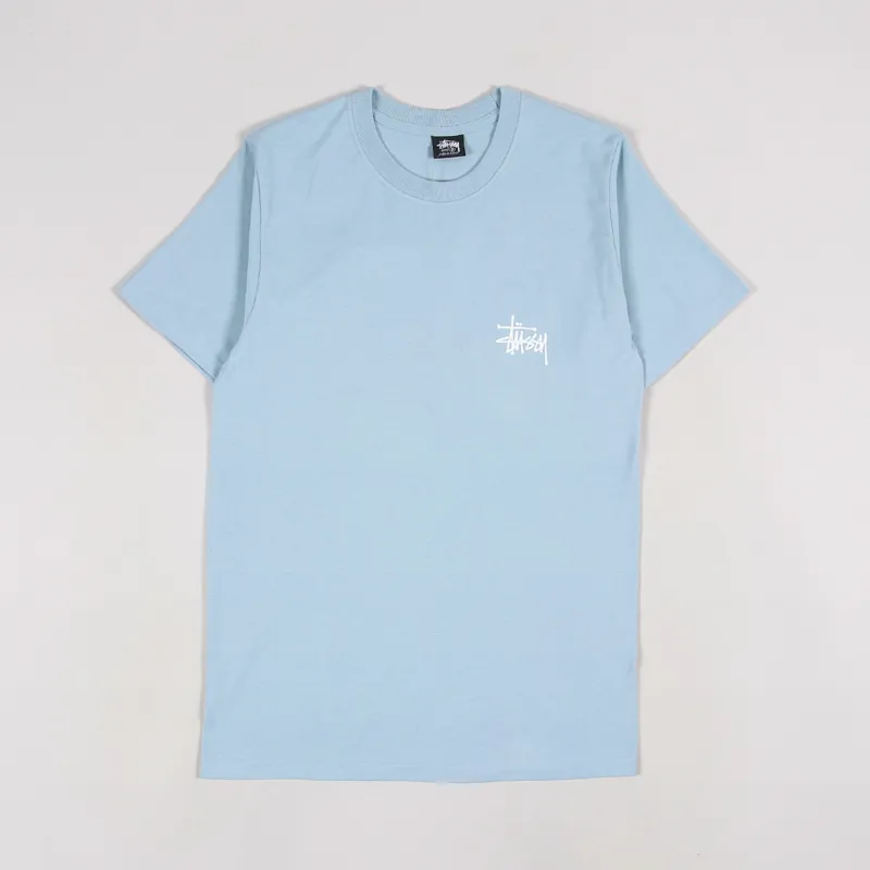 Stussy Basic T Shirt Steel-1