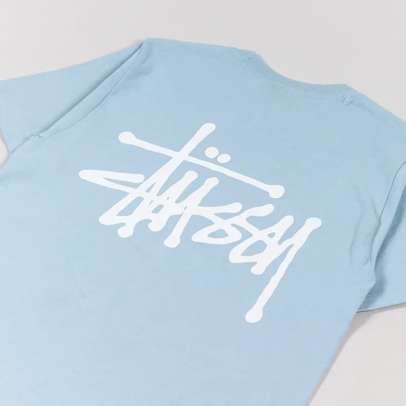 Stussy Basic T Shirt Steel-2
