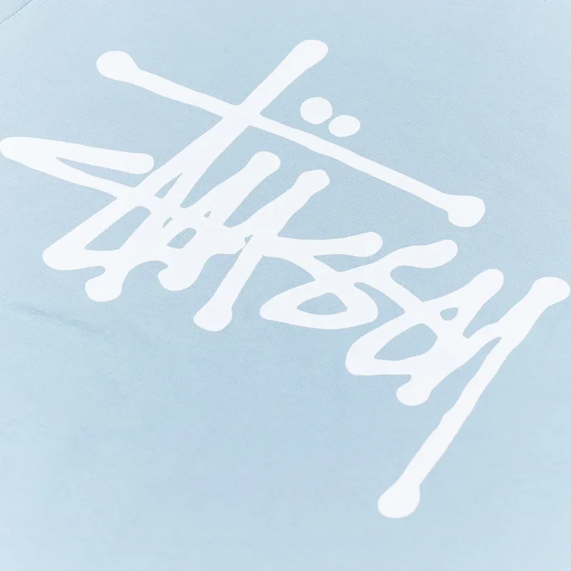Stussy Basic T Shirt Steel-4