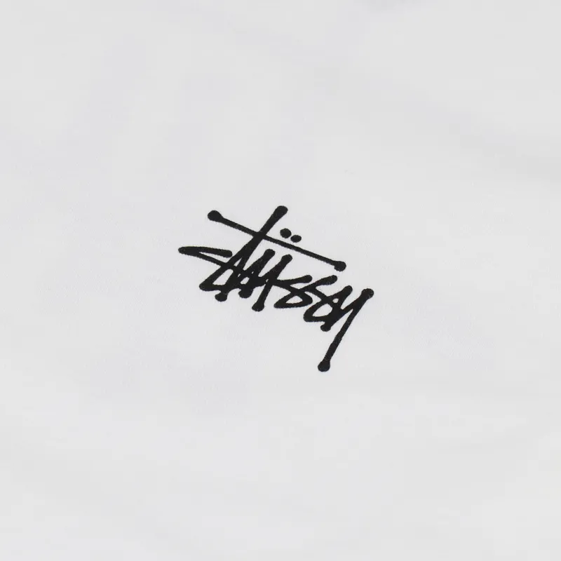 Stussy Basic T Shirt White-4