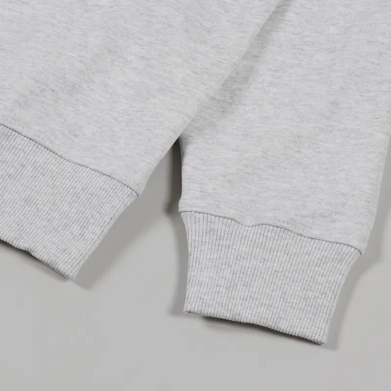 Stussy Basic Crew Sweat Ash Heather-3